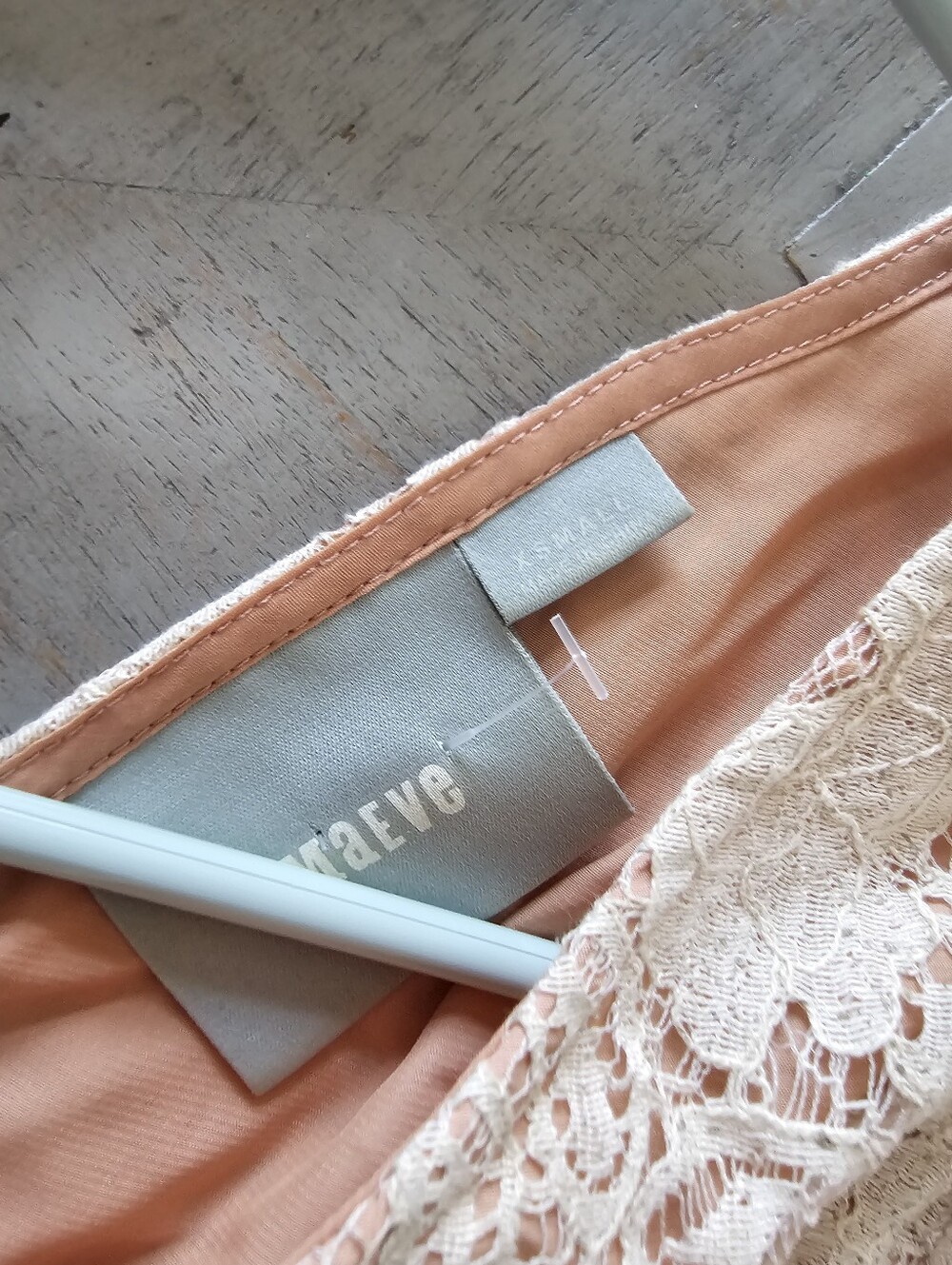 Anthropologie Maeve Solstice Lace Overlay Peplum Top - Picture 5 of 5